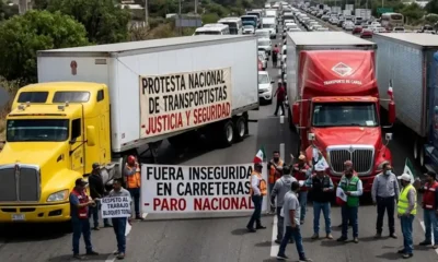 Segob y Canacar acuerdan retirar los bloqueos del paro nacional de transportistas al segundo día de protestas