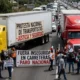 Segob y Canacar acuerdan retirar los bloqueos del paro nacional de transportistas al segundo día de protestas