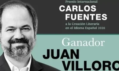 Juan Villoro gana el Premio Carlos Fuentes 2026 por su trayectoria literaria