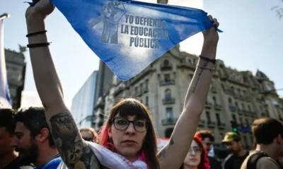 La marcha universitaria en Argentina exige a Milei cumplir la ley de financiamiento
